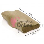 Husa pentru perna de cap la extensii gene sau make-up - Maro